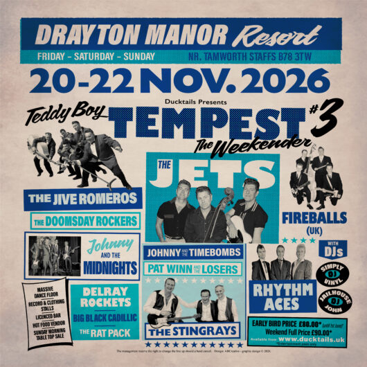 Teddy Boy Tempest #3 Weekender ticket (Friday, Saturday, Sunday)